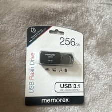 Memorex TravelDrive 256GB USB 3.1 4K Ultra HD Flash Drive Black 93000251