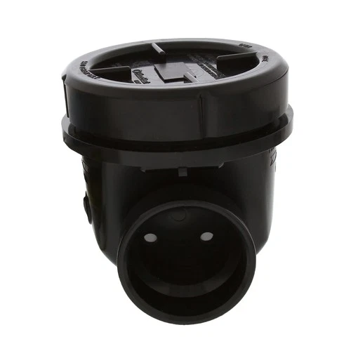 Jones Stephens B05150 1-1/2" ABS Backwater Valve - Black - Picture 4 of 4