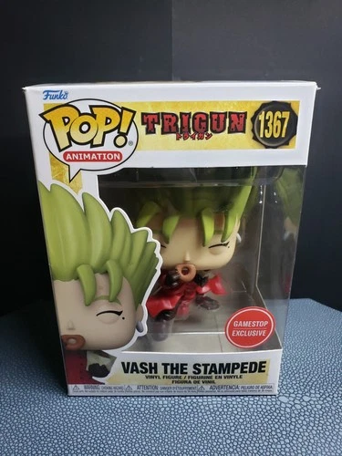 Funko Pop Animation Vash The Stampede GameStop Exclusive 1367 Humanoid Typhoon