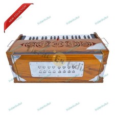 Indian Cultura Two Reeds 3 Octave 37 Keys Harmonium 5 Stopper Multifold Bellow