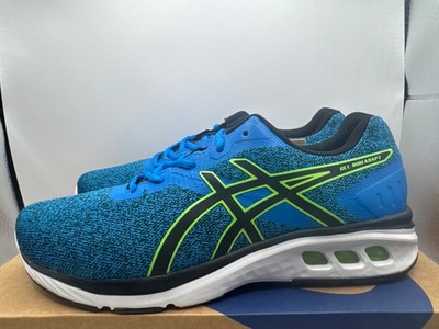 ASICS Gel-Run Adapt men's running shoes in directoire blue and black, featuring