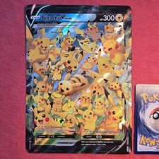 Pokemon Celebrations: Pikachu V Union SWSH139 140 141 142 Jumbo Promo - NM