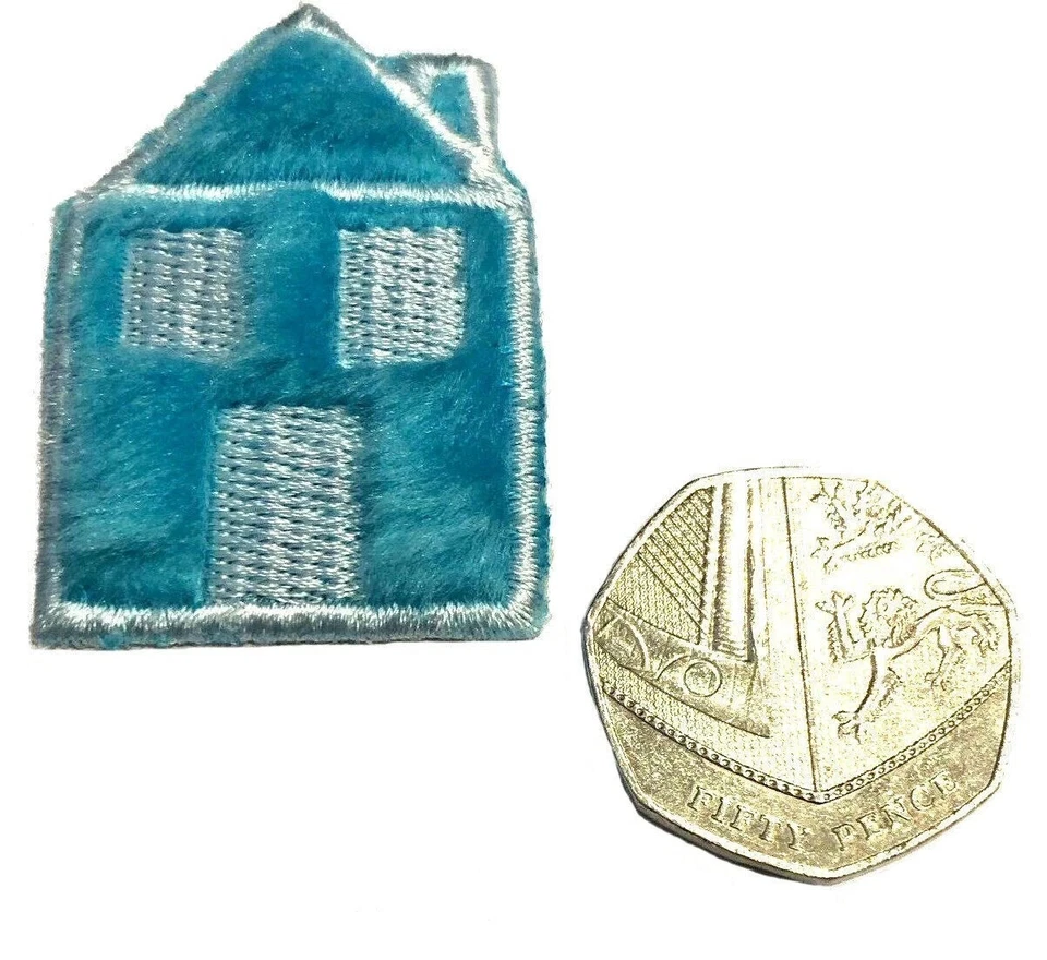 Blue House Haberdashery Patches Badges Plush Emroidered Badge Set of 6 - Image 2 of 4