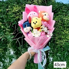 Bouquet di Peluche ~ WINNIE THE POOH ~ Regalo Compleanno/Nascita/Amore