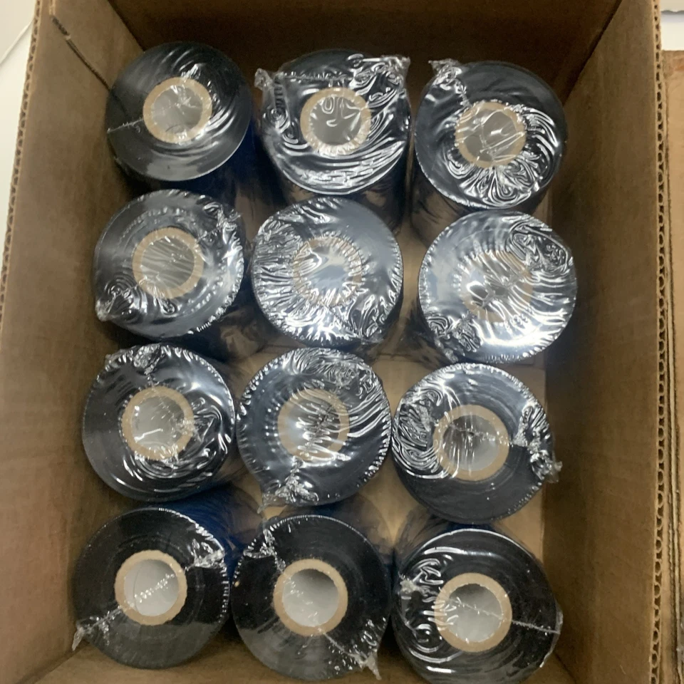 Thermal Transfer Ribbon 4.33'' x 1345' 23 Rolls Black For SATO & DATAMAX TR4065 - Image 3 of 4