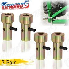 2 Pair of Cat 1 Quick Hitch Adapter Bushings Set for Category I 3-Point Tractors