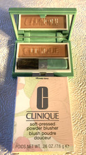Clinique Soft-Pressed Powder Blush 18 Totally Tawny Full Size Compact- New