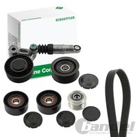 Schaeffler INA KEILRIPPENRIEMEN-SATZ Passend FüR Audi A4 A5 A6 Q5 VW Phaeton |