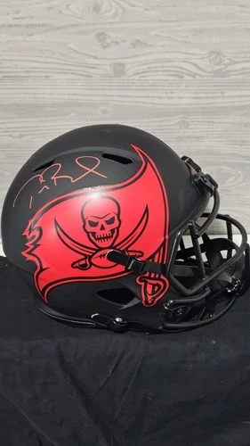 Tom Brady Signed Eclipse Full Size Replica Helmet Tampa Bay Buccaneers Fanatics