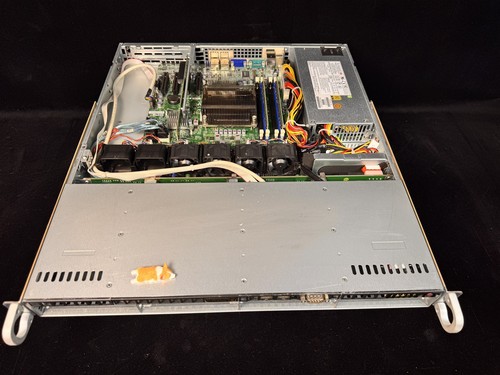 SUPERMICRO CSE-813M X9SCM-F 1U SERVER 4LFF 1x QC E3-1230V2 3.3G 16GB NO HDD - Picture 2 of 5