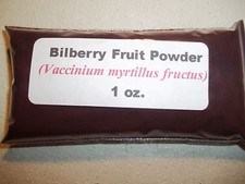 1 oz. Bilberry Fruit Powder Vaccimium myrtillus 