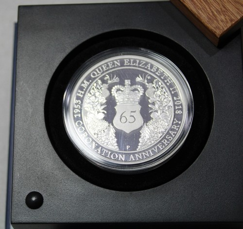 2018 SILVER PROOF ONE DOLLAR 65TH CORONATION ANNIVERSARY ORIGINAL PACKAGING - Picture 5 of 9