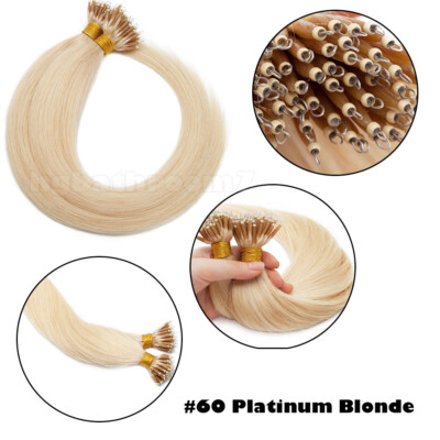 CLEARANCE Nano-Ring Tip Remy Human Hair Links Rings Loop Extensions 1g Bead L002