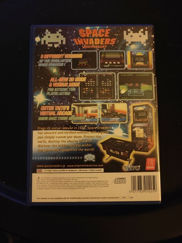 Space Invaders Anniversary Sony PlayStation 2 PS2 Game FREE UK POSTAGE - Picture 2 of 3