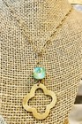 Matt Gold  Chain With 12 Mm Square Ultra Green Swarovski Crystal Gold Pendant
