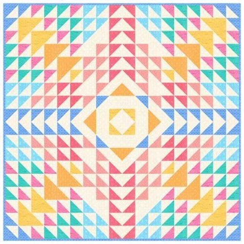 Sparkle & Glitter Quilt Kit Rainbow Sherbet Sarah Thomas