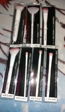 LOT OF 7 Wet n Wild Face Make Up Brushes Crueltry Free / Vegan - Pink  White
