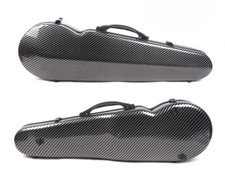 Advance Black Violin case 4/4 Hard Sheel Carbon Fiber Violin Box Strong Strap