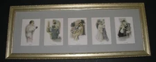 Bessie Gutmann framed prints set of 5 Great !