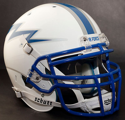*CUSTOM* AIR FORCE FALCONS NCAA Schutt XP Authentic GAMEDAY Football Helmet