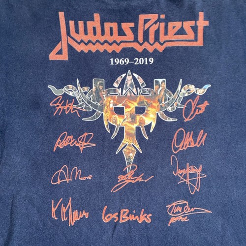Rare Judas Priest T Shirt Size X-LARGE Unisex 1969-2019 🤘super Soft - Picture 3 of 4
