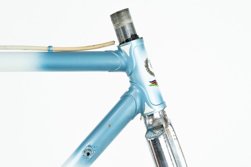GRANDIS STEEL FRAMESET FRAME 80s CAMPAGNOLO VINTAGE LUGS ROAD RACING BIKE OLD - Picture 5 of 17