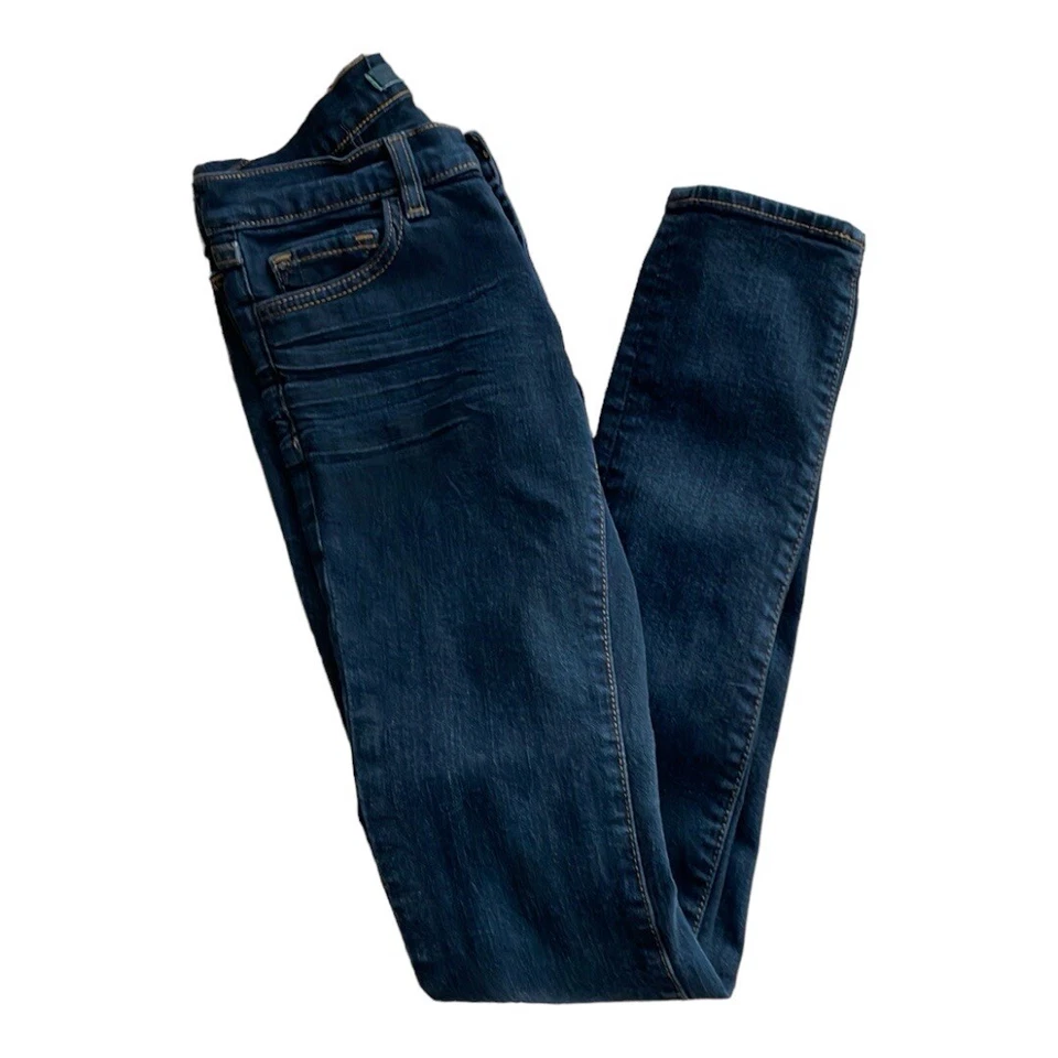 J Brand Dark Blue/BLK 912 The Pencil Leg Jeans Size 25/XS/2 - Image 2 of 4