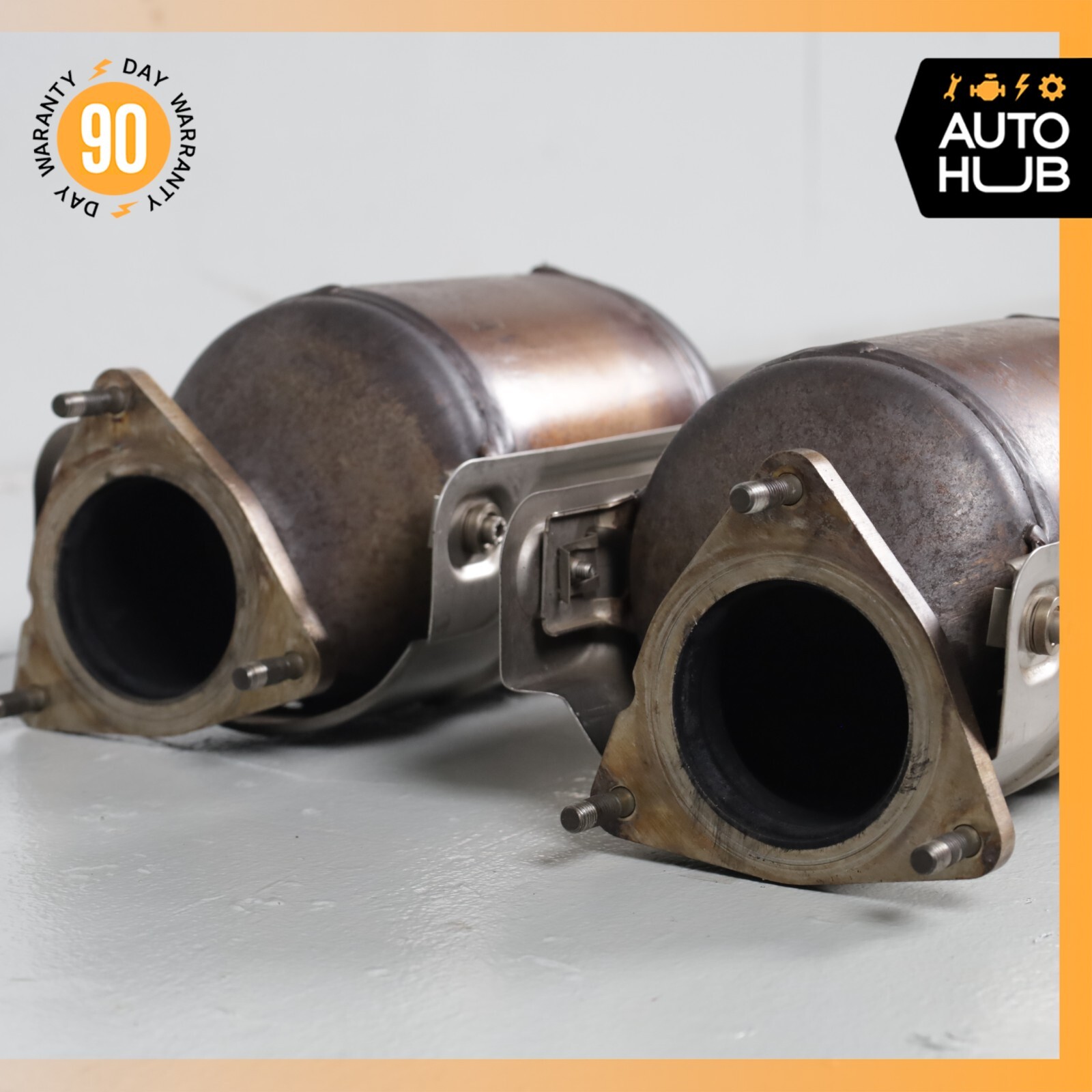 Bentley Continental GTC 6.0L Middle Mid Pipe Exhaust Downpipe Left & Right 63k