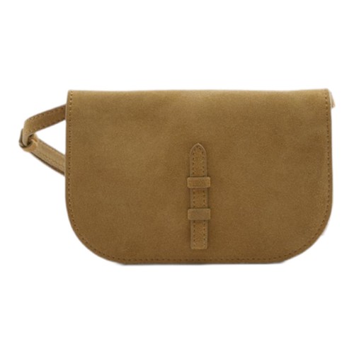Zara Womens Crossbody Bag Leather Beige Bag Light Brown Tan Handbag New - Picture 7 of 12