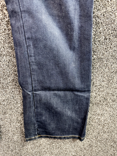 Women Jeans Size 10 Hobbs Blue Denim Straight Regular Cotton Blend Button - Picture 7 of 19