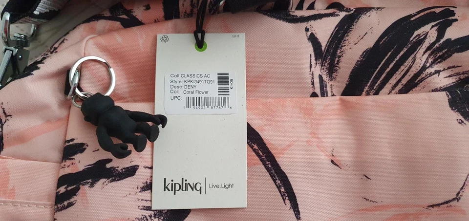 neue KIPLING® DENY mittelgroße Wochenendtasche in Coral Flower- NP 99€ - Bild 2 von 4