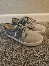 Polo Ralph Lauren Boys Luwes Sneaker Size 11 Gray
