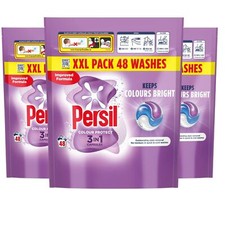3x Persil Colour Protect 3 in 1 Washing Capsules 48 washes