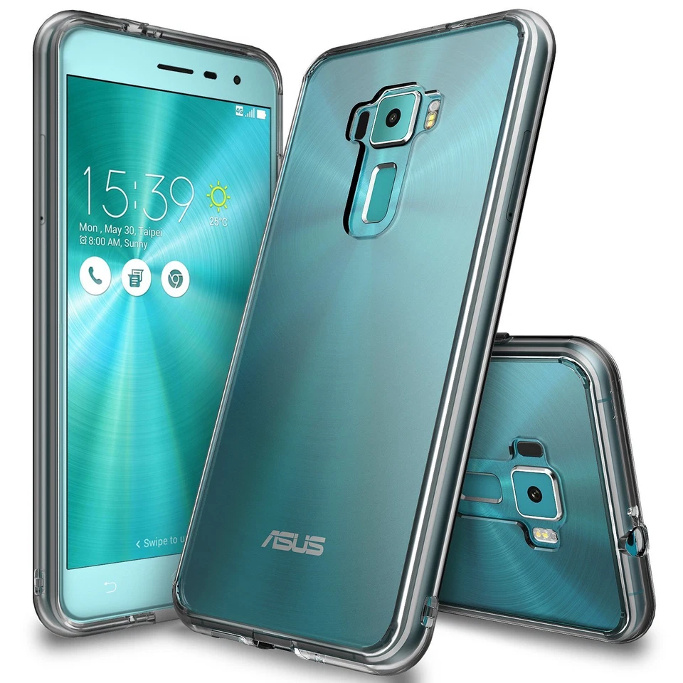 Para Asus ZenFone 3 | Ringke [FUSION] TPU Transparente Parachoques Tecnología de Protección contra Caídas Foto 2 de 4