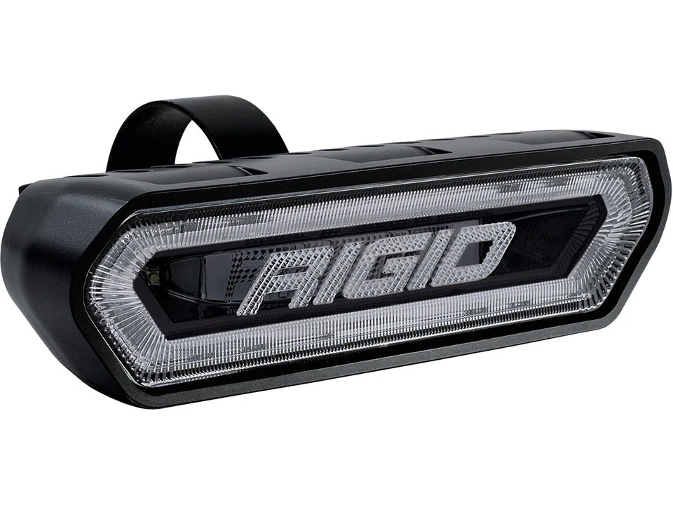 Rigid 90122 Chase LED Amber Light Universal Rear Facing 3-Function w/ Tube Mount - Image 3 of 4