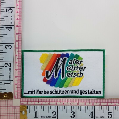 Maler Meister Metsch Mit Farbe Schutzen Und Gestalten Jacket Patch Crest Badge