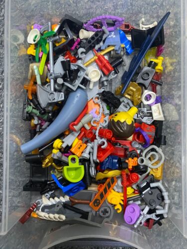 100 GRAM OF Original LEGO ACCESSORIES for Figures - Picture 1 of 1