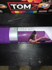 Gaiam Yoga Mat - Premium 6mm Extra Thick Purple 68x24" New Free Shipping