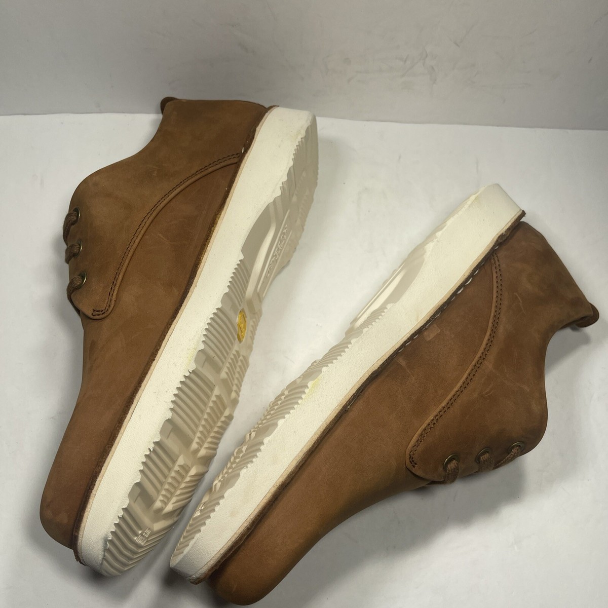 Samuel Hubbard Brown Nubuck Leather Walking Shoes w/ Vibram  display picture 2