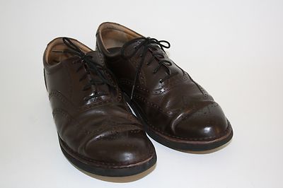 ROCKPORT MENS BEAUTIFUL BROWN WINGTIP LEATHER TIE SHOES  display picture 3