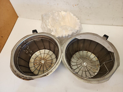 Lot 2 Fetco Grindmaster ABB1.5SS Stainless Steel Brewing Funnel Free Shipping