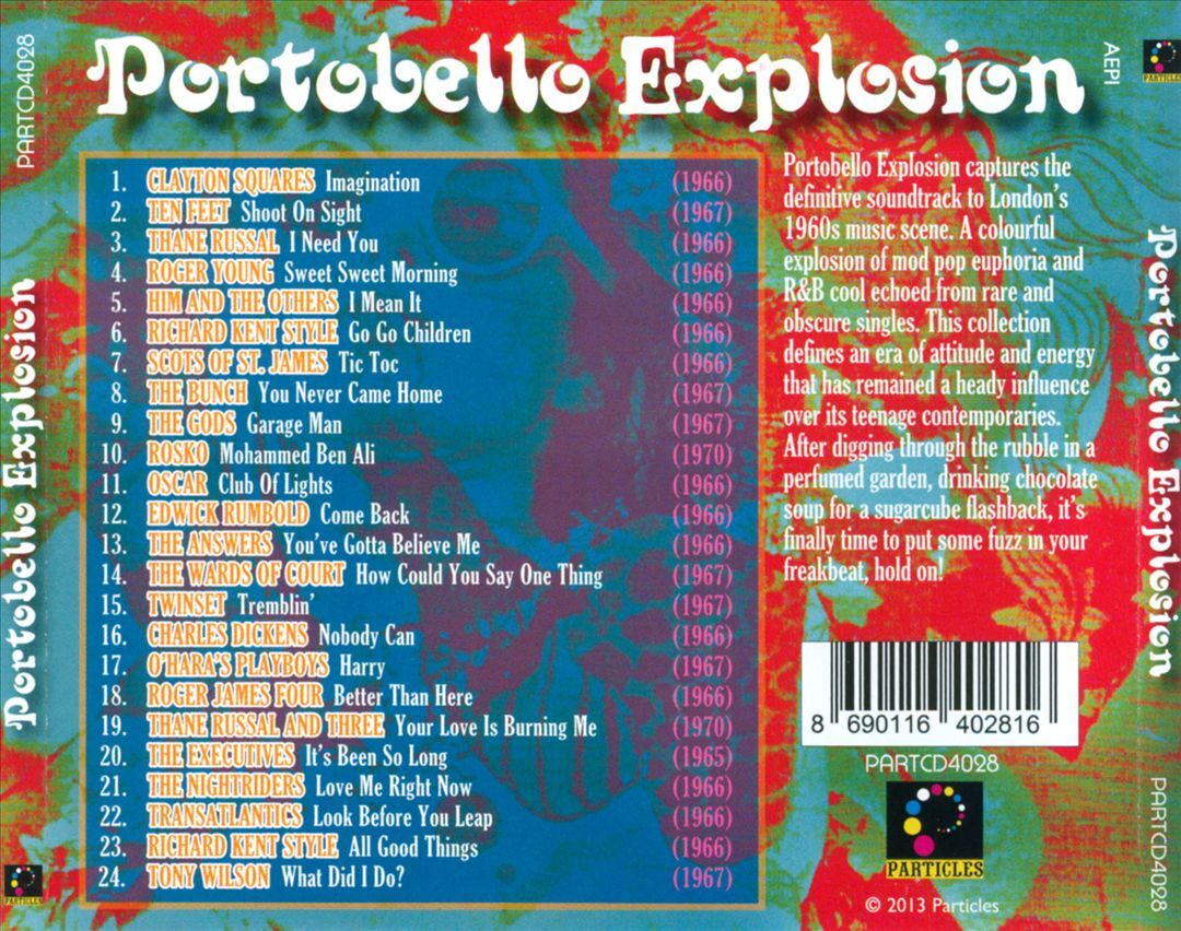 VARIOUS ARTISTS PORTOBELLO EXPLOSION, VOL. 1 THE MOD POP SOUND OF