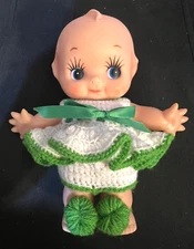 Powder Dispenser 7.5 In Kewpie Doll Made in Korea For Mangeisen’s Omaha, Nebr.