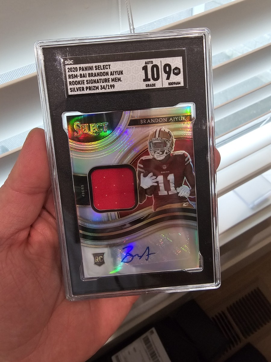 2020 Panini Select Signature Memorabilia /199 Brandon Aiyuk