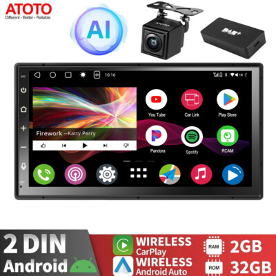 ATOTO A6 DAB+ Android Autoradio navi GPS 7 Zoll ChatGPT-AI Android Auto Kamera