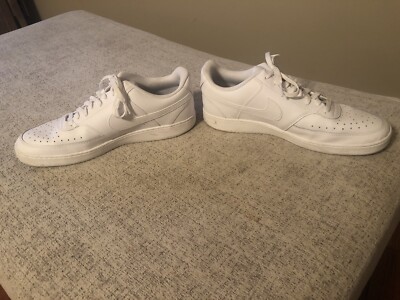 Nike Shoes Men Size 13 Court Vision Sneakers Low‎ Triple White New Nike Court Vision Low Next Nature Sneakers - Triple  main image 2