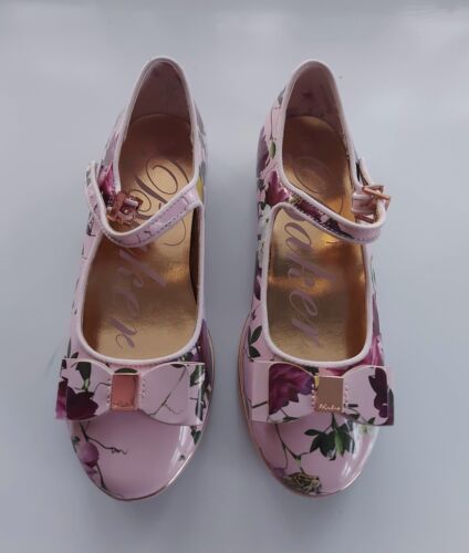Ted Baker Girls Floral  Shoes - Children’s 12 /30 - Picture 1 of 8