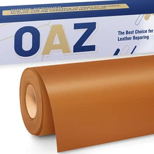 OAZ Self-Adhesive Leather Repair Patch, 16x31.5 Inch, Light Brown