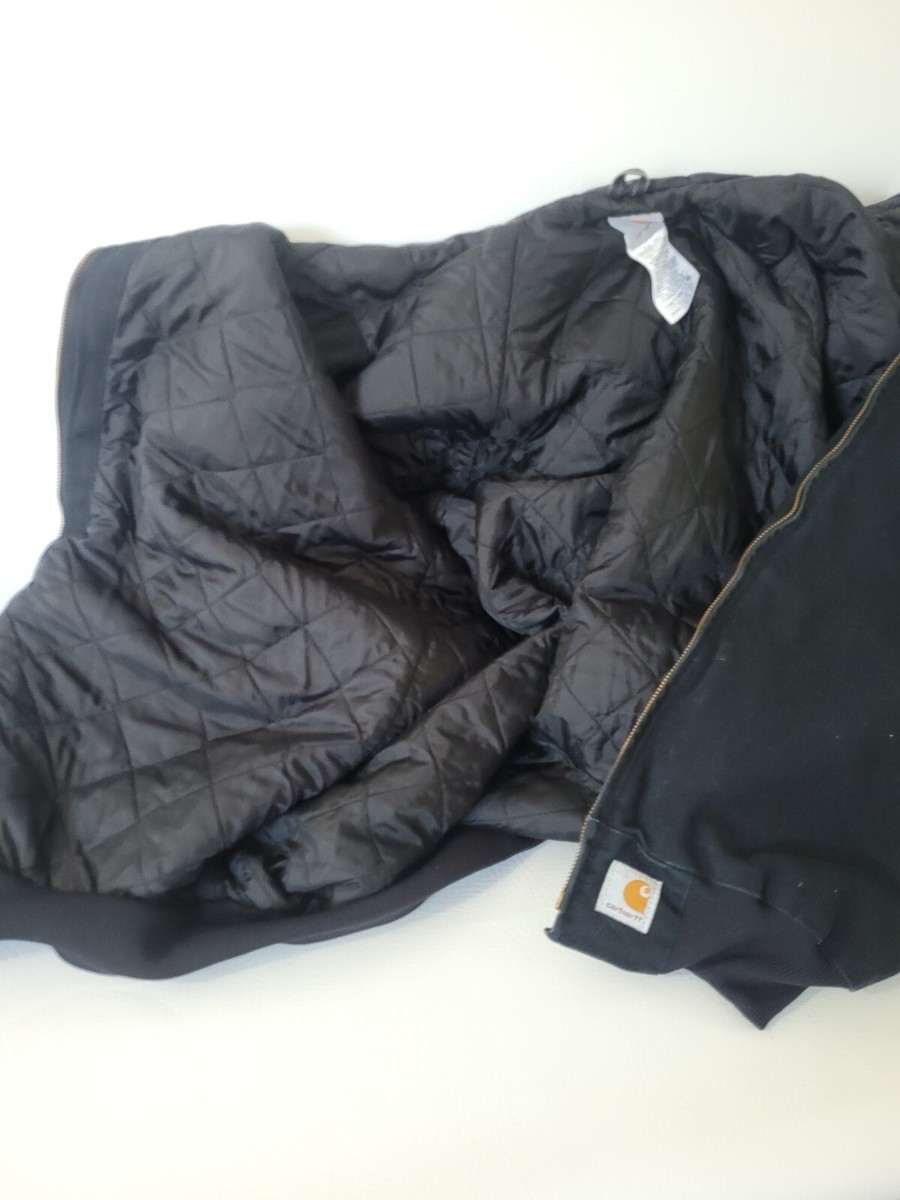Carhartt Hooded Men's Quilt Lined Jacket XL TALL Ranch