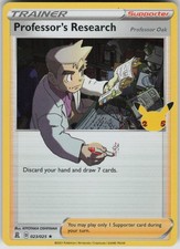Professor's Research Professor Oak 023/025 Holo Celebrations Pokemon NM